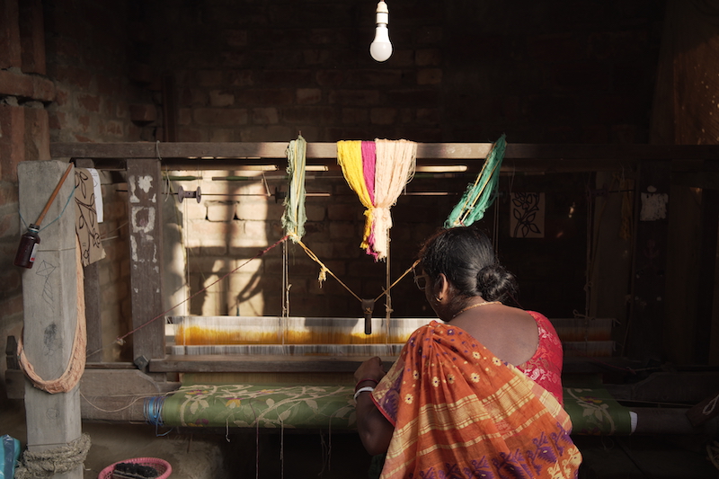Handloom Jamdani Textile Fabrics