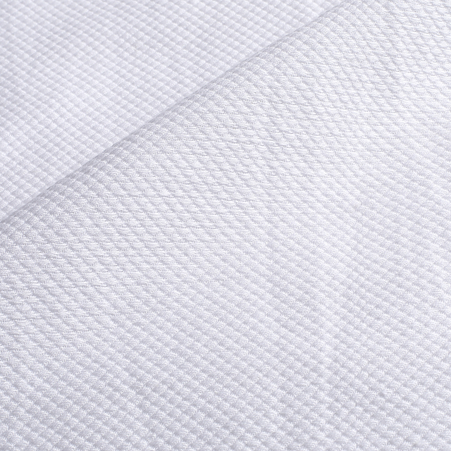 handcrafted handmade diamond weave white fabric
