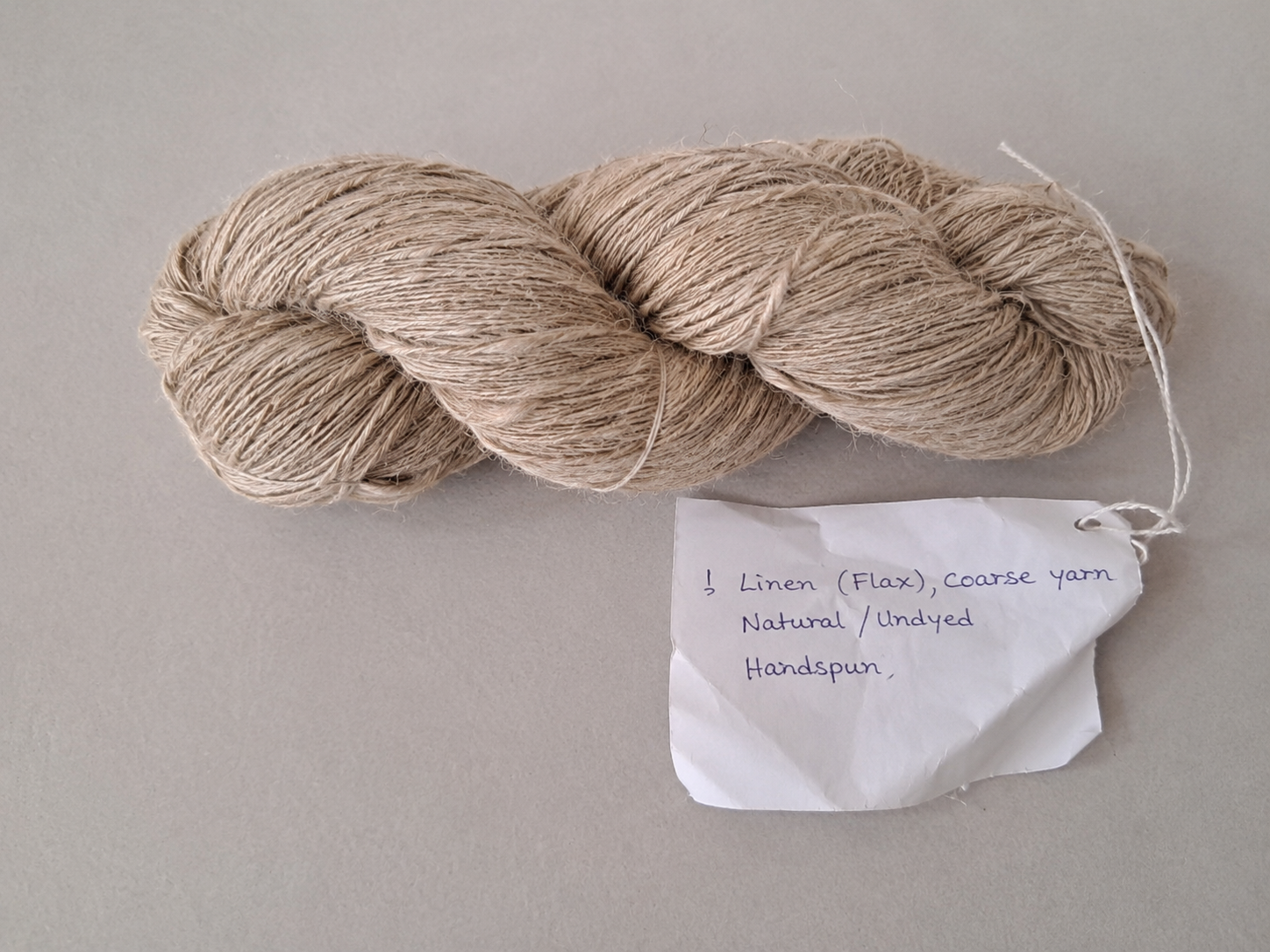 flax linen yarn handspun bundle
