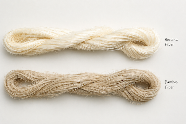 banana and bamboo fiber